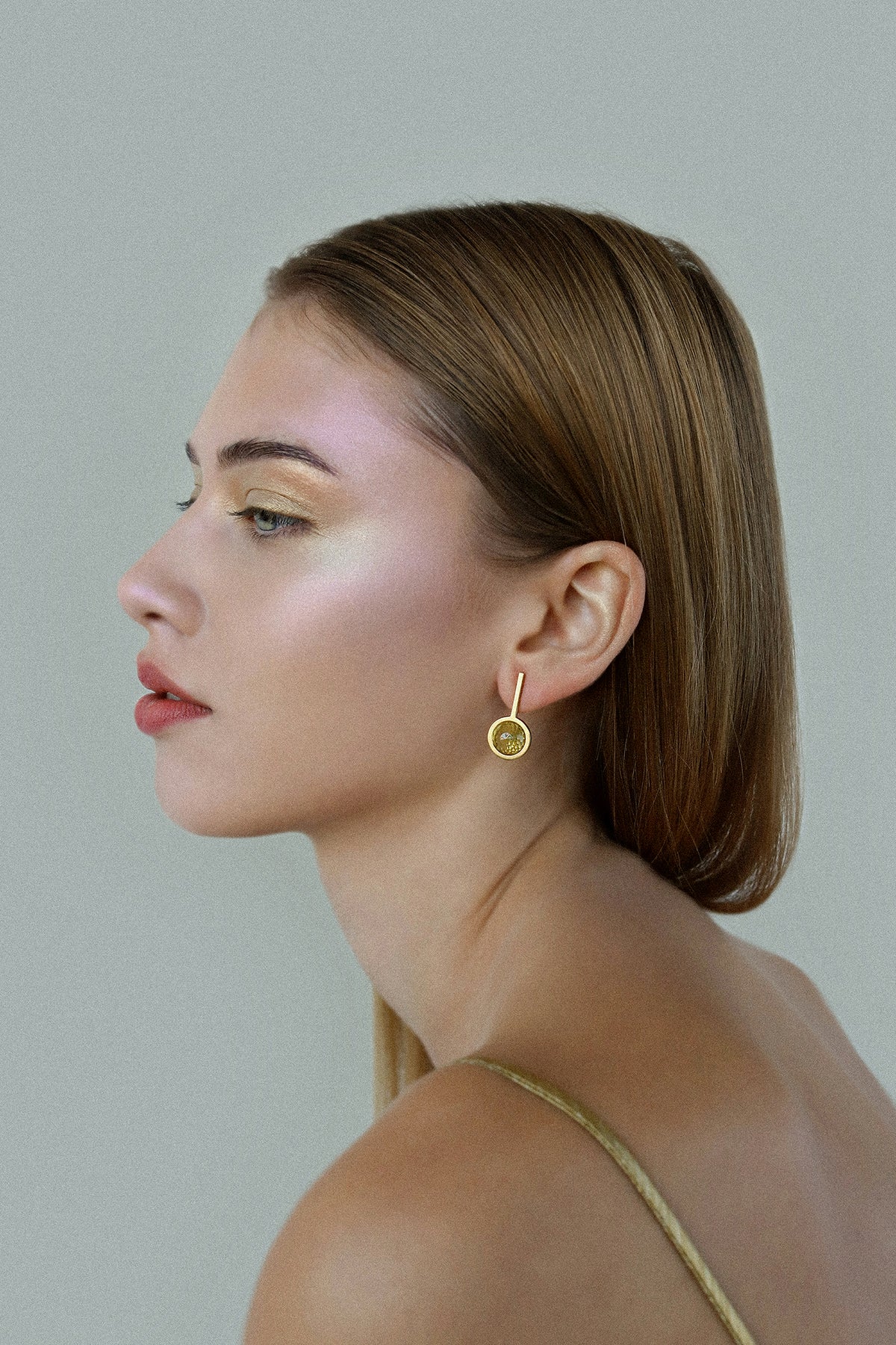 Earth Gems N°4 velké – náušnice s lab-grown diamanty