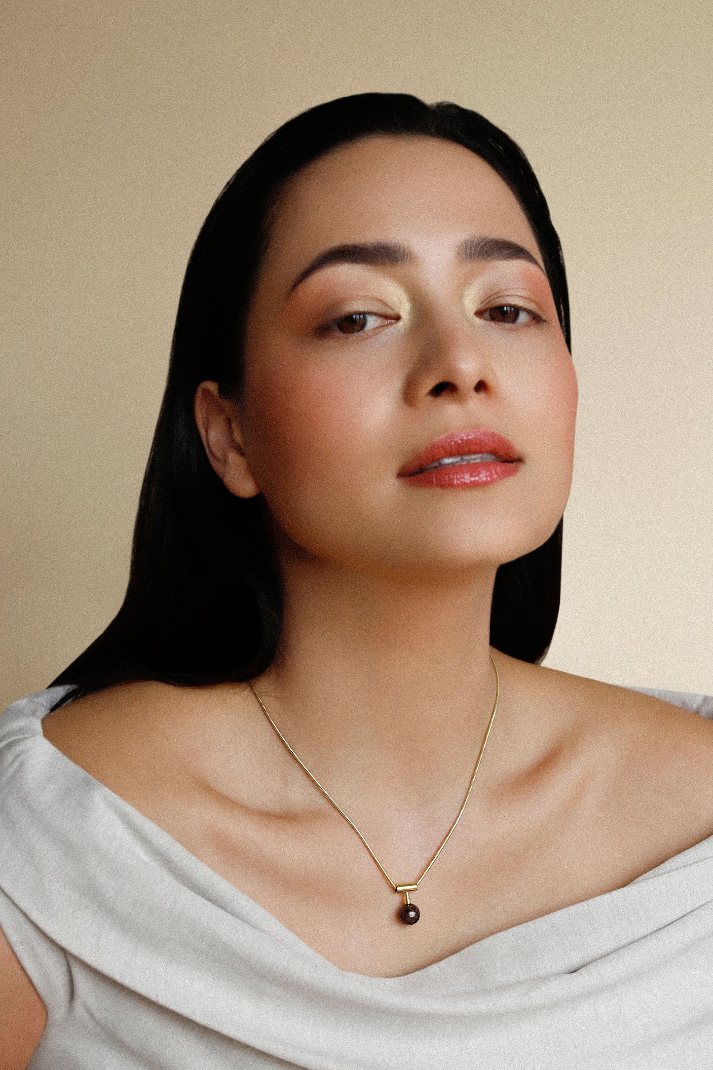 Náhrdelník Éclat Noir - stříbro Ag (925/1000), perla