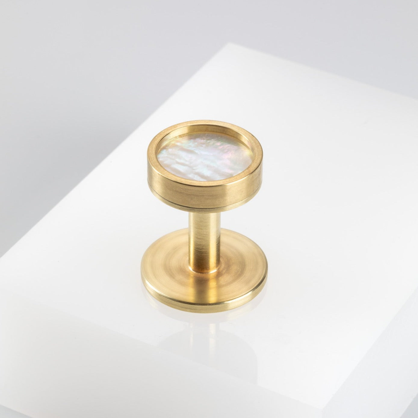 Kyō PRSTEN - pozlacená mosaz 14k zlatem, perleť