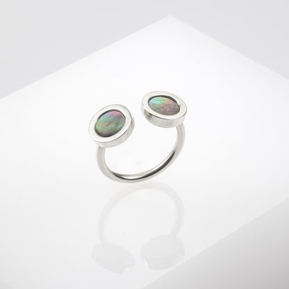 Kyō DOTS ring & Mother of Pearl