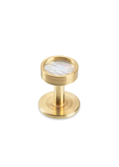 Kyō PRSTEN - pozlacená mosaz 14k zlatem, perleť