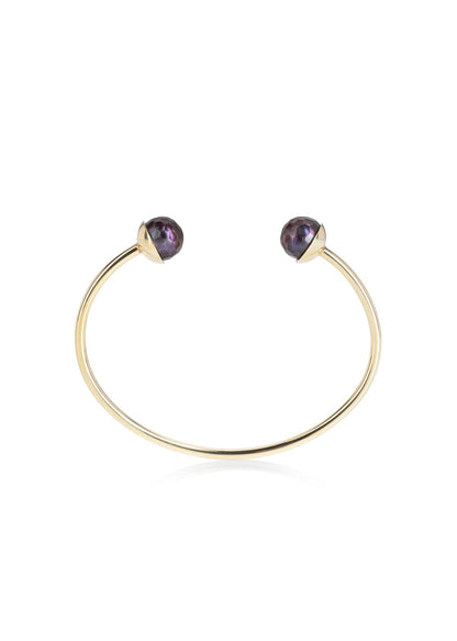 Náramek Éclat Noir - stříbro Ag (925/1000), perly