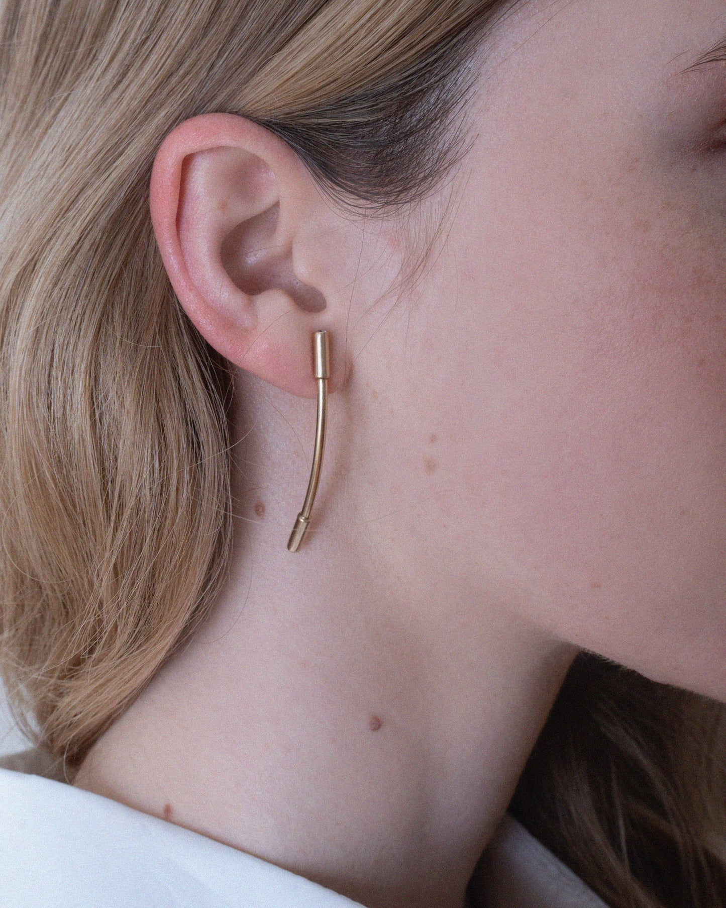 Náušnice Moia dlouhé - stříbro Ag (925/1000), Moissanity